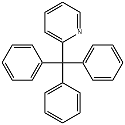 2-(Triphenylmethyl)pyridine Structure