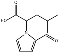 1H-Pyrrole-1-acetic acid, 2-formyl-α-(2-methylpropyl)- 구조식 이미지