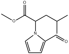 1H-Pyrrole-1-acetic acid, 2-formyl-α-(2-methylpropyl)-, methyl ester Structure
