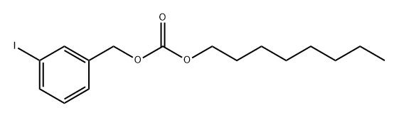 Carbonic acid, (3-iodophenyl)methyl octyl ester 구조식 이미지