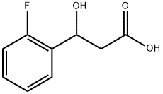 Benzenepropanoic acid, 2-fluoro-β-hydroxy- Structure