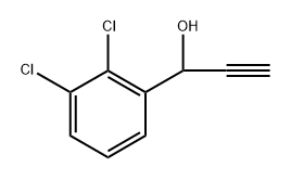 Benzenemethanol, 2,3-dichloro-α-ethynyl- Structure