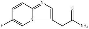 2-(6-Fluoroimidazo[1,2-a]pyridin-3-yl)acetamide Structure