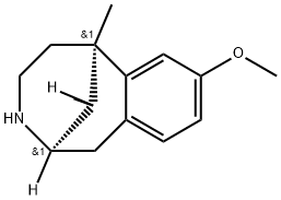 2,6-Methano-3-benzazocine, 1,2,3,4,5,6-hexahydro-8-methoxy-6,11-dimethyl-, (2R,6R,11R)- Structure