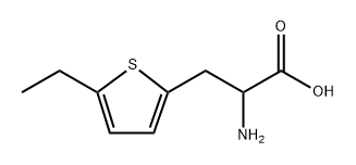 2-Thiophenepropanoic acid, α-amino-5-ethyl- Structure