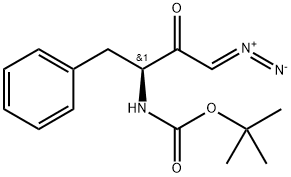 Boc-L-Phe-CHN2 구조식 이미지