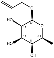 β-L-Galactopyranoside, 2-propen-1-yl 6-deoxy- Structure