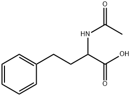 Benzenebutanoic acid, α-(acetylamino)- Structure
