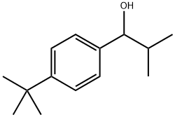 1-(4-(tert-butyl)phenyl)-2-methylpropan-1-ol Structure