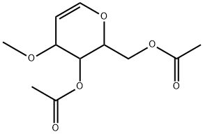 D-arabino-Hex-1-enitol, 1,5-anhydro-2-deoxy-3-O-methyl-, diacetate (9CI) Structure