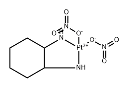 1,2-cyclohexanediamine dinitratoplatinum Structure