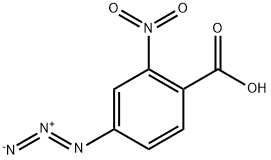 Benzoic acid, 4-azido-2-nitro- Structure