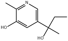 α-Ethyl-5-hydroxy-α,6-dimethyl-3-pyridinemethanol Structure