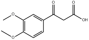 Benzenepropanoic acid, 3,4-dimethoxy-β-oxo- Structure