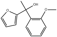 2-Furanmethanol, α-(2-methoxyphenyl)-α-methyl- Structure