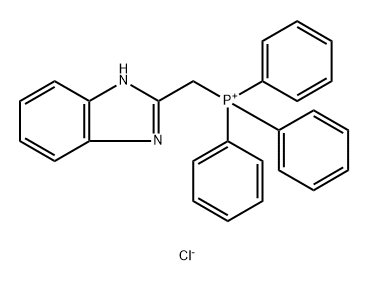 Phosphonium, (1H-benzimidazol-2-ylmethyl)triphenyl-, chloride (1:1) Structure