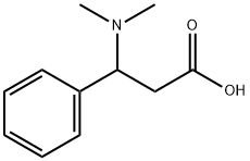Benzenepropanoic acid, β-(dimethylamino)- 구조식 이미지