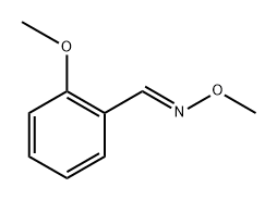 Benzaldehyde, 2-methoxy-, O-methyloxime, [C(E)]- 구조식 이미지