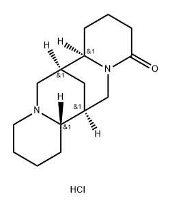 Lupanine dihydrochloride, (+/-)- Structure