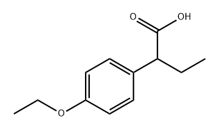 2-(4-Ethoxyphenyl)butanoic acid Structure