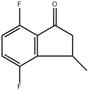 4,7-Difluoro-3-methyl-2,3-dihydro-1H-inden-1-one Structure