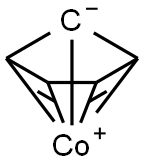 Cobalt, (η5-2,4-cyclopentadien-1-yl)- Structure