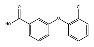 3-(2-chlorophenoxy)benzoic acid Structure