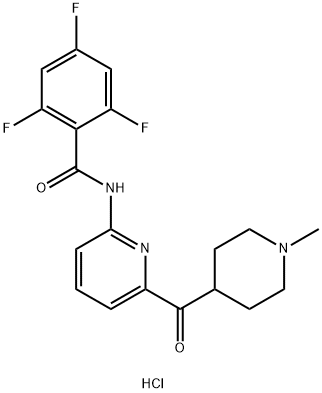 613677-28-4 Benzamide, 2,4,6-trifluoro-N-[6-[(1-methyl-4-piperidinyl)carbonyl]-2-pyridinyl]-, hydrochloride (1:1)