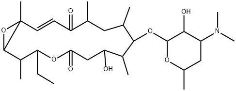 6-De(2-oxoethyl)-4'-deoxy-6-methylCirramycin A1 구조식 이미지
