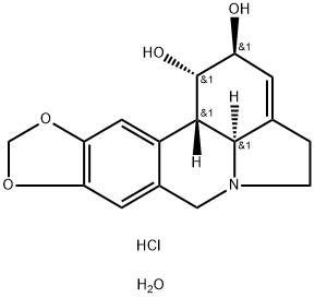 Lycorine Hydrochloride Monohydrate 구조식 이미지