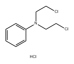 N,N-Bis(2-chloroethyl)aniline hydrochloride 구조식 이미지