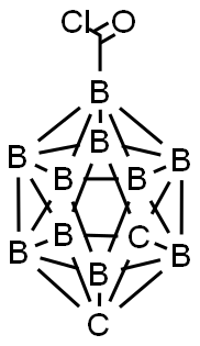 o-Carborane-1-carbonylchloride Structure