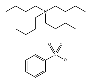 1-Butanaminium, N,N,N-tributyl-, benzenesulfonate (1:1) Structure