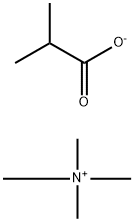 Methanaminium, N,N,N-trimethyl-, 2-methylpropanoate (1:1) Structure