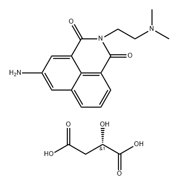 Amonafide L-malate Structure