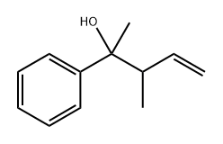 Benzenemethanol, α-methyl-α-(1-methyl-2-propen-1-yl)- 구조식 이미지