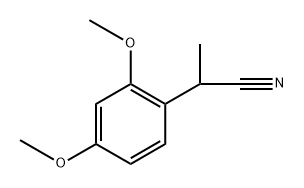 2-(2,4-Dimethoxyphenyl)propanenitrile Structure