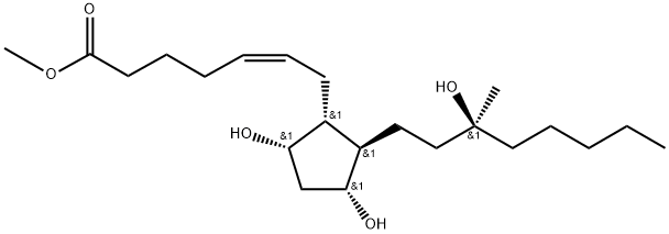 Prost-5-en-1-oic acid, 9,11,15-trihydroxy-15-methyl-, methyl ester, (5Z,9α,11α,15S)- (9CI) Structure