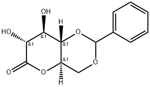 D-Gluconic acid, 4,6-O-(phenylmethylene)-, δ-lactone Structure