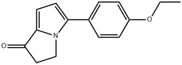 5-(4-Ethoxyphenyl)-2,3-dihydro-1H-pyrrolizin-1-one Structure