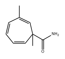 2,4,6-사이클로헵타트리엔-1-카복스아미드,1,3-디메틸-,입체이성질체(9CI) 구조식 이미지