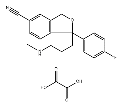 N-Desmethyl Citalopram-d4 Oxalate Structure