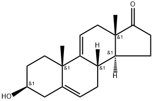 Androsta-5,9(11)-dien-17-one, 3-hydroxy-, (3β)- 구조식 이미지