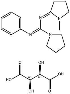 Pirogliride tartrate Structure
