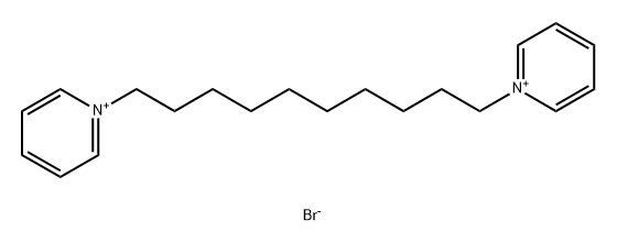 Pyridinium, 1,1'-(1,10-decanediyl)bis-, bromide (1:2) 구조식 이미지