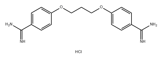 Panamidin dihydrochloride 구조식 이미지