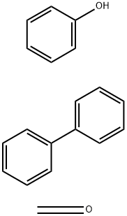 Formaldehyde polymer with 1,1'-biphenyl and phenol Structure