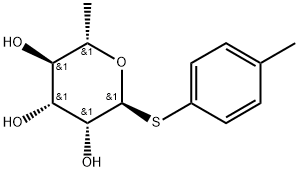 4-Methylphenyl 1-thio-α-l-rhamnopyranoside 구조식 이미지