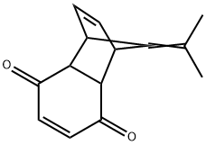 9-Isopropyliden-1,4,4a,8a-tetrahydro-1,4-methano-naphthalin-5,8-dion Structure