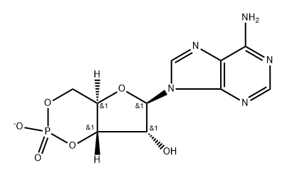 3',5'-cyclic AMP(1-) Structure